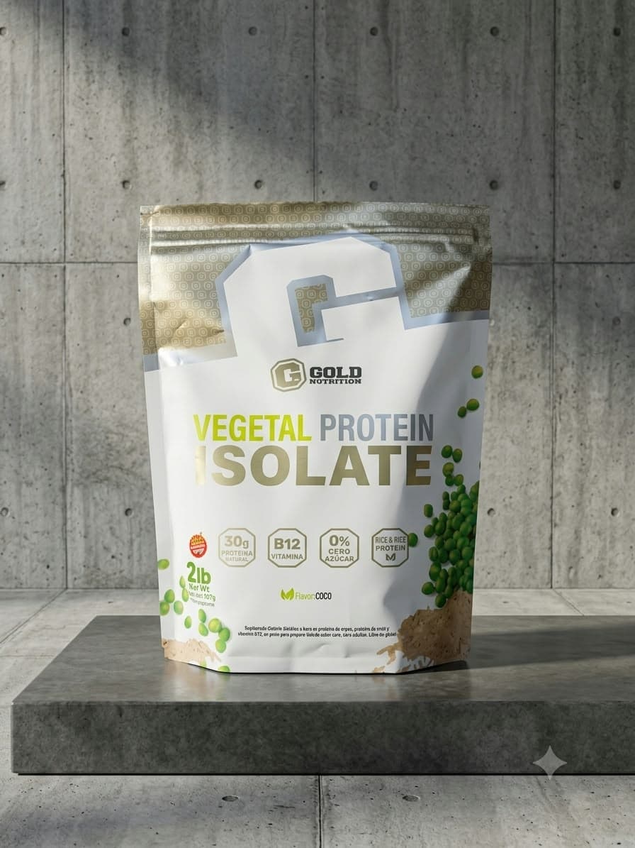 Vegetal Protein Isolate 2 lbs coco - GOLD NUTRITION